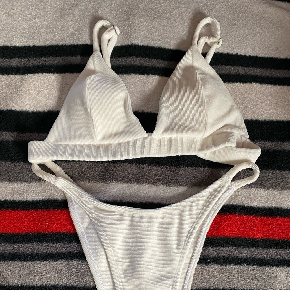 White Velvet Bikini *never worn*